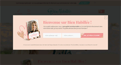 Desktop Screenshot of bienhabillee.com